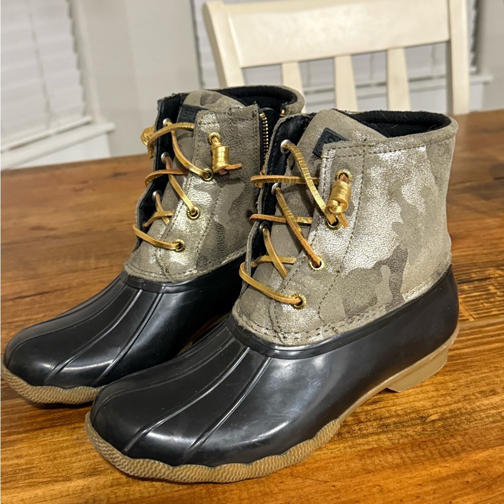 Camouflage Sperry Duck Boots